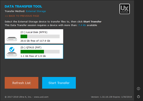 HOW TO: USING THE DATA TRANSFER TOOL - External Storage Transfer Mode ...